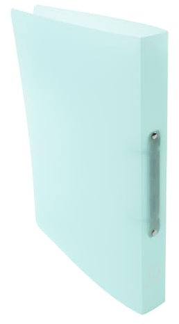 Exacompta 54972E Ringhefter Chromaline aus flexiblem Kunststoff 2 O-Ring-Mechanik DIN A4 Füllhöhe 30 mm Rücken 40 mm grün Ringbuch Hefter ideal für Büro und Schule