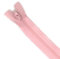Plush Addict No.3 Close Ended Strong Nylon Zip Fastener for Sewing, Crafts, Clothing and Accessories - Pale Pink - 12 / 30cm