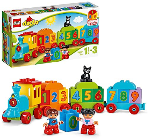 LEGO 10847 DUPLO Zahlenzug, Baby Spielzeug, Zug, Kinderspielzeug ab 1,5 Jahren, preisgekröntes Lernspielzeug, Motorikspielzeug