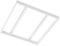 EGLO Aufbaurahmen für LED Panel Salobrena 1, Zubehör-Rahmen aus Metall in Weiß, L x B 62,8 cm