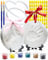 Kit für Baby Hand- und Fußabdrücke (Set für Neugeborene) 2 Mini-Aufsteller, 4 BÄNDCHEN & STEMPELBUCHSTABEN! Baby-Dekor Erinnerungs-Kit, Gipsabdruckset als Babygeschenk, Geschenk für Jungen & Mädchen