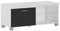 Skraut Home | Mueble Modular TV para Salón | 42 x 100 x 40 cm | Sistema de Iluminación LED Integrado | Indicado para TV de 32/40/43 | Puerta con Tirador | Estante de Cristal