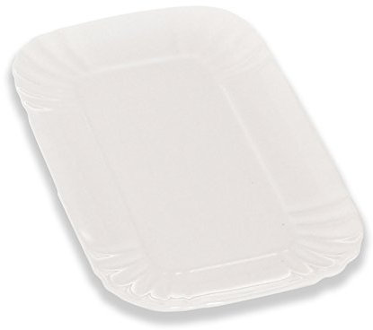 Seletti VASSOI Porcellana Cm.18,5 x 27, Bianco, 27 x 18.5 x 2 cm
