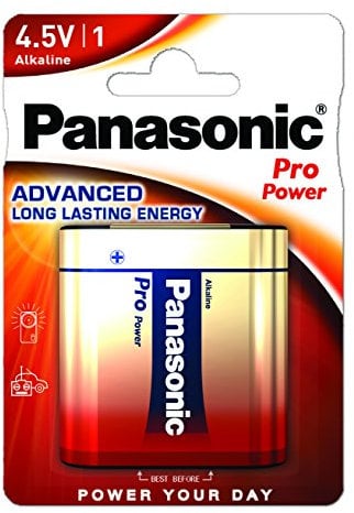 Panasonic 3Lr12 Pro Power Pila Piatta, Blister 1, Rosso/Oro
