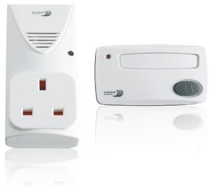 Byron HE306 Wirefree Plug In Chime with Remote Control Socket Ideal Door Bell for Hard of Hearing by Byron