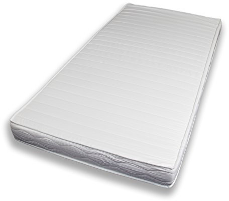 Sun Garden 5900246133652 P100 Comfort Pur Komfortschaum Rollmatratze, Polyester, 200 x 90 x 16 cm, weiß