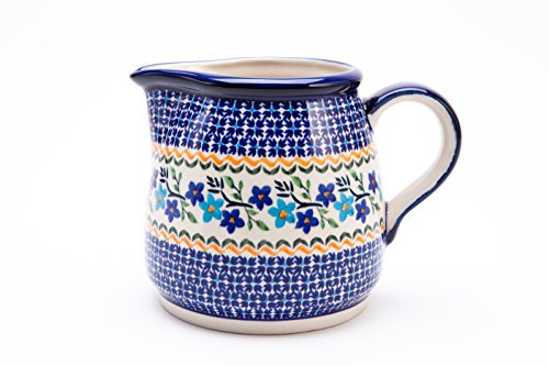 Bunzlauer Keramik Milchkanne/Wasserkaraffe/Kanne 1,2 Liter Ø18,5cm, H=13,5cm, Dekor 1154a