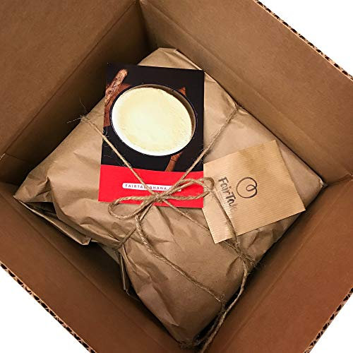 Rohe Afrikanische Sheabutter 5 kg Ethisch gewonnen, Handgefertigt, 100% natürlich, Wild geerntet, Unraffiniert, Elfenbeinfarben, Pflanzlich, Vegan