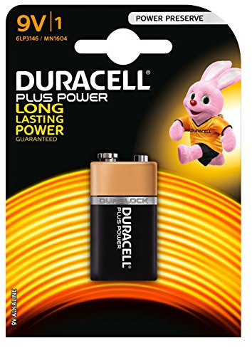DURACELL Pile Alcaline LR22/9V BL1 Plus - Lot de 2