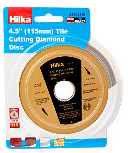 4.5IN Tile Cutting Diamond DISC, Brown,Black
