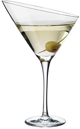EVA SOLO | Drinkglas Martini | Außergewöhnliches mundgeblasenes Glas – Stiel und Kelch gehen ineinander über | Weingläser