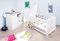 PINOLINO Babyzimmer Sparset Viktoria, Kinderbett und Wickelkommode, weiß