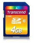 Transcend TS4GSDHC10 - 4GB SD Class 10