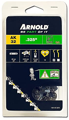 ARNOLD - Sägekette .325 Zoll, 1.3 mm, 72 Treibglieder, 45 cm Schwert; 1191-X2-5072