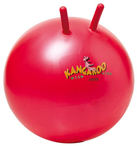Togu Kangaroo Ball ABS Sprungball platzsicher, rubinrot, 60 cm