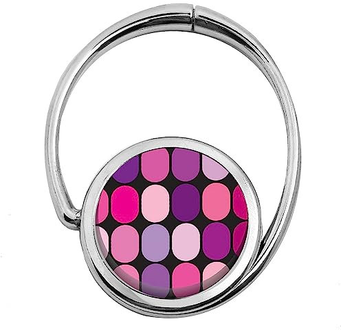 Miss Kha Handtaschenhalter, faltbar, mit rosa 60er-Jahre-Design