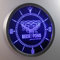 nc0407-b Beer Pong Game Sport Bar Room Neon Sign LED Wall Clock Uhr Leuchtuhr/Leuchtende Wanduhr