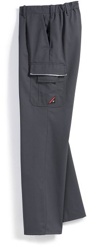 BP 1605-559-53-50s Arbeitshosen, mit elastischem Rückenteil, 245,00 g/m² Stoffmischung, dunkelgrau, 50s