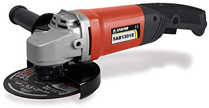 Stayer Sab1301E - Smerigliatrice Angolare, Potenza 1200 W