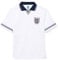 Score Draw England 1990 World Cup Finals Retro Football Shirt White Large Polyester