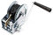 Wiltec Handseilwinde bis 550kg Übersetzung 4,1:1 160x131x219mm, Winde mit 7m Zugband, Seilwinde handbetrieben, Handseilzug effizient, Forstseilwinde