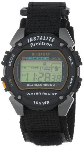 Armitron Sport Reloj cronógrafo Digital para Hombre con Correa de Nailon, 40/6623