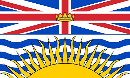 magFlags Drapeau XXS Colombie-Britannique | drapeau paysage | 0.24m² | 40x60cm