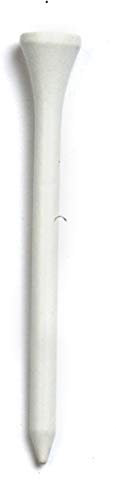 Golf Tees Etc 10,2 cm Tees, Holz 100 Stück, Weiß