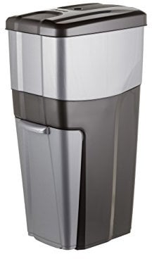 Bama 40201 trypla Cubo de la Basura, Gris, 31x75x42 cm