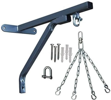 Aasta Boxing Bag Bracket with 4 Chains Steel Mount Hanging Stand Authen- Professional Punch Bag Wall Bracket
