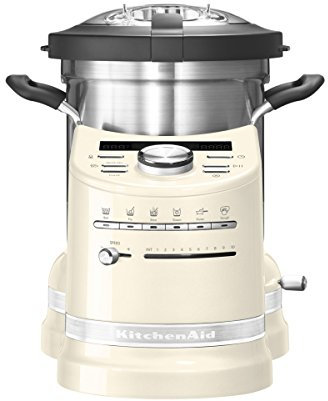 KitchenAid 5KCF0103EAC/4 Artisan Robot de cuisine avec fonction cuisson, crème 1 500 W