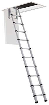 Zarges ZARTELOFT260 2.60 m Loftmaster Telescopic Ladder - Silver