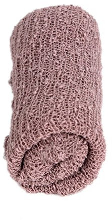 NUOLUX Neugeborenes Baby Fotografie Foto Prop Stretch Wrap Baby lange Ripple Wrap (lila)