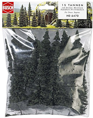 Busch Ambiente - BUE6470 - Railway Modelling - 15 Grandi Alberi - Scala Ho