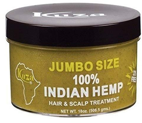 kuza 100 % indian hemp hair and scalp treatment 18 oz