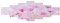 Mendler Leinwandbild T375, Wandbild Keilrahmenbild Kunstdruck, 7-teilig 140x50cm - Blumen