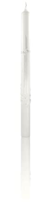 Wiedemann Taufkerze 415/30mm (Silber)