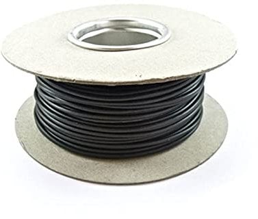 16.5 AMP Rated (50M BLACK) Single Core Stranded Copper Cable 12v 24v Thin Wall Wire