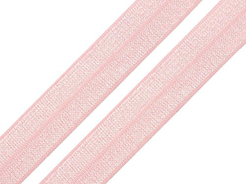 Schnoschi 2 Meter elastisches Einfassband 20 mm rosa