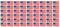 INDIGOS UG - Mini Aufkleber Set - Pack glatt - 20x12mm - selbstklebender Sticker - USA - United States - Flagge - Banner - Standarte fürs Auto, Büro, zu Hause und die Schule - 54 Stück - für Auto