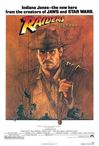 Close Up Indiana Jones: Jäger des verlorenen Schatzes (1980) | US Import Filmplakat, Poster [68 x 98 cm]