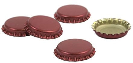 Bigger Jugs Crown Caps Red (100s)