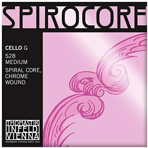 G Spirocore Cello mit gedrehtem Kern, verchromt