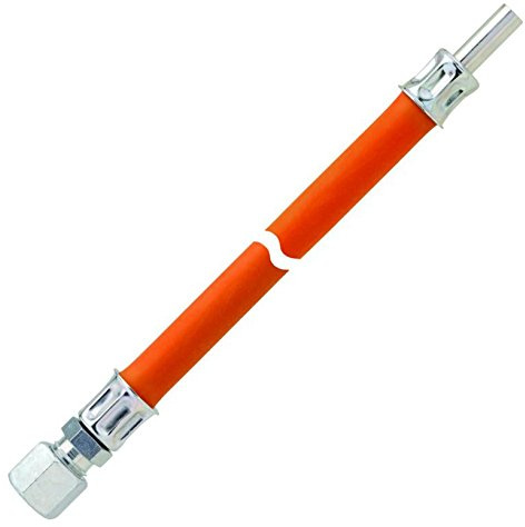 GOK Mitteldruck-Schlauchleitung RVS Gummi PS 10 bar, Länge:RVS 8 x RST 8 x 1000 mm