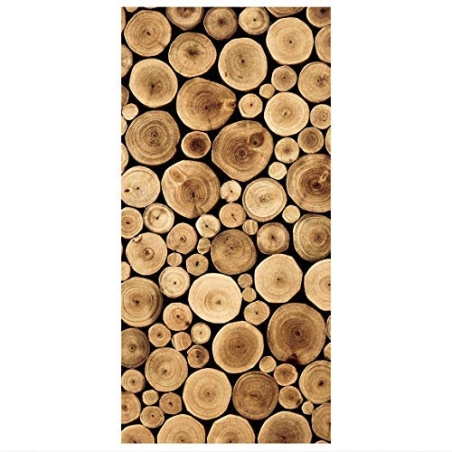 Bilderwelten Raumteiler Homey Firewood 250x120cm inkl. transparenter Halterung
