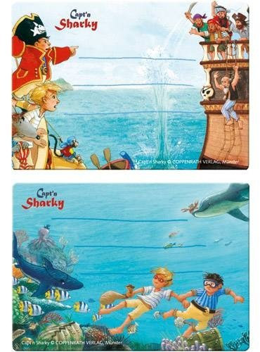 Spiegelburg 21028 Schreiben & Lesen Schuletiketten Capt'n Sharky
