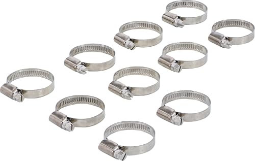 BGS 8095-25x40 | Abrazaderas de manguera | inoxidable | 25 x 40 mm | 10 piezas