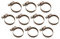 BGS 8095-25x40 | Abrazaderas de manguera | inoxidable | 25 x 40 mm | 10 piezas