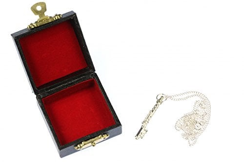 Miniblings Collier Flûte Chaîne Flûte Flûte Plaqué Argent 4cm Boîte 60cm