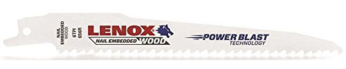 Lenox 20573-S656R 6 6 TPI Multi Purpose Bi-Metal Reciprocating Saw Blades